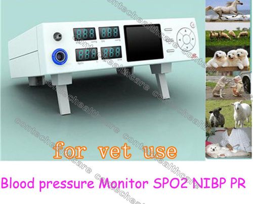 Veterinary vet patient monitor nibp spo2 pulse rate 3 parameters,contec,warranty for sale
