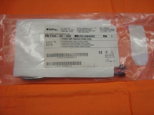 New DePuy Synovectomy Rongeur 2340-00-000 Strong Curve