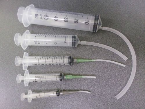 Pet feeding syringes and silicone tube, vet, medical, cat dog horse, reptile