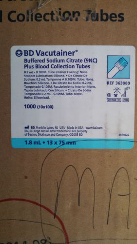 Sodium CItrate Blood Collection Tubes
