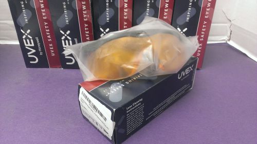 Uvex s1933x skyper safety glasses - black frame - orange anti-fog lens (c5) for sale