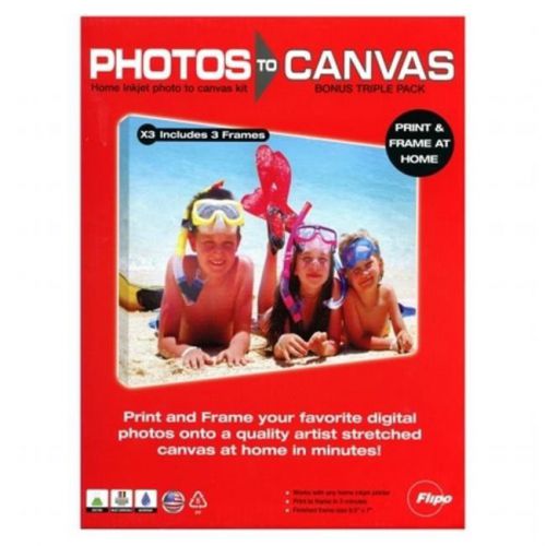 Flipo Photos to Canvas Print &amp; Frame at Home Kit!