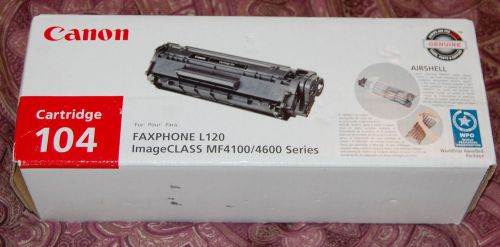 Canon Fax L120 L-120 Toner Cartridge 104 Genuine New