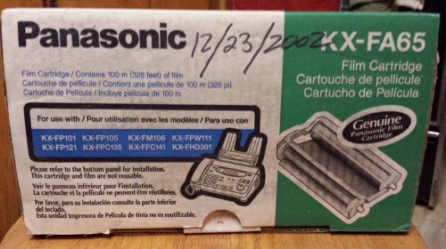 Genuine Panasonic KX-FA65 Toner / Film Cartridge NEW