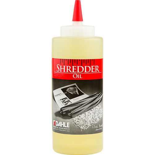 Dahle Shredder Oil 12oz Bottles Free Shipping