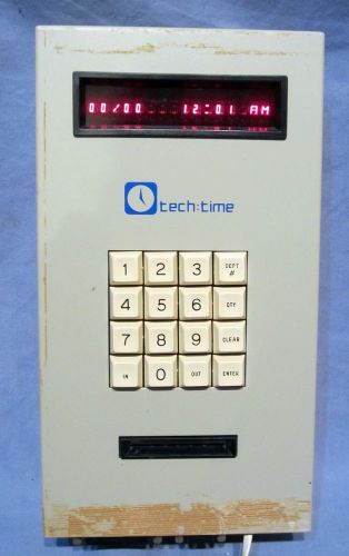 Vintage tech:time Time Clock