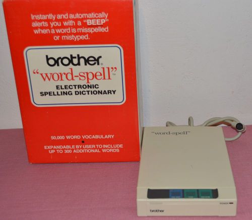 Vintage Brother Electric Typewriter Word-Spell Spell Catcher