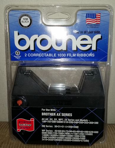 Brother Black Correctable 1430 Film Ribbons 1030 - 2 pack - NEW in package