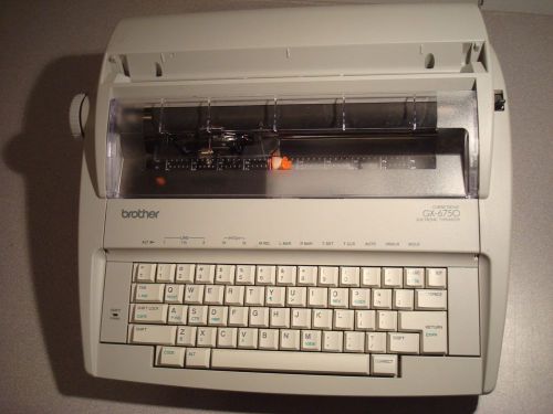 Brother GX-6750 Daisy Wheel Electronic Typewriter Processor Portable Electric