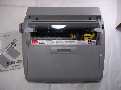 Brother sx-4000 portable electronic lcd display typewriter for sale