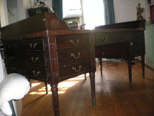 Mahogany George Washington Replica Desk by Kittinger Furniture Company 1950s