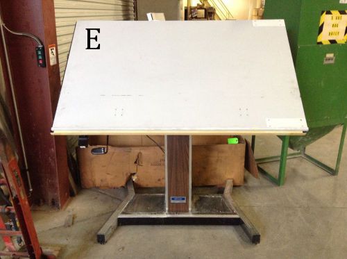 Mayline futur-matic positionable lifting/raising drafting table 60&#034; x 36&#034; for sale