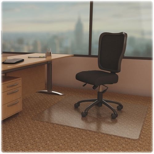Llr02158 chairmat, rectangular, low pile, 46&#034;x60&#034;, clear for sale