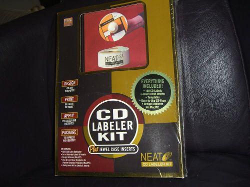 NEATO CD LABELER Label KIT Design Print Apply Package All In One Package