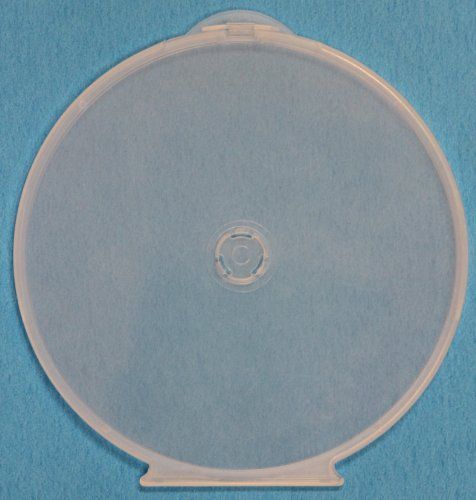 200 clear round clamsell cd dvd case  o-shell with lock for sale