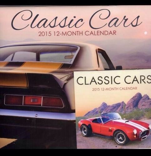 Classic Cars 2015 Wall Calendar W/Mini Calendar. Displaying1956 Ford Thunderbird