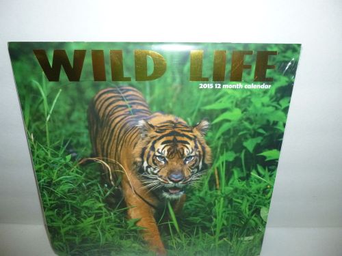 Wild Life 2015 Wall Calendar  - New &amp; Sealed - Makes A Great Gift!
