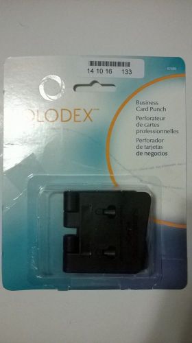 Rolodex One-Sheet Business Card 2-Hole Punch for 2.25 x 4 Inches Card Files, Pla