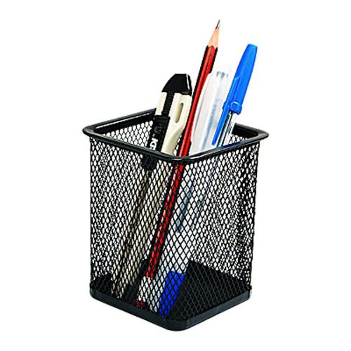 Metal Mesh Pen Container Pen Holder Office Supply Table Holder 4.5inch