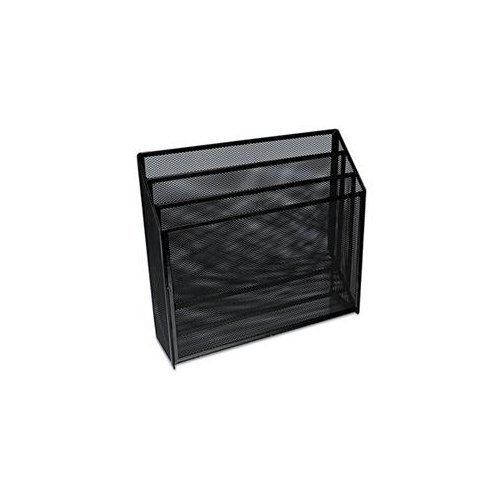 Universal office products 20007 mesh three-tier organizer, black for sale