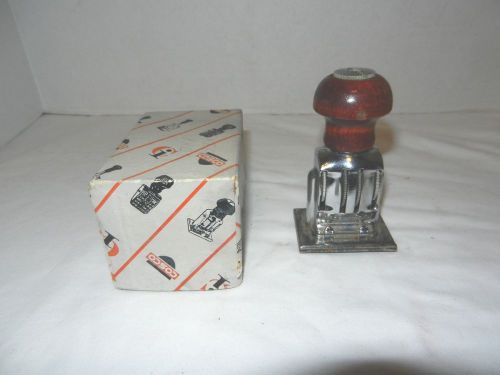Vintage No 50 Dater by Cosco Easy Paid Rubber Ink Hand Stamper made in USA