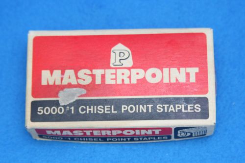 VINTAGE MASTERPOINT #1 CHISEL POINT STAPLES