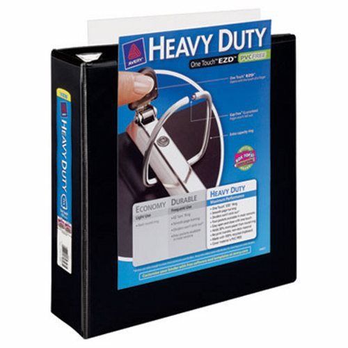 Avery Nonstick Heavy-Duty Reference View Binder, 3&#034; Capacity, Black (AVE79693)