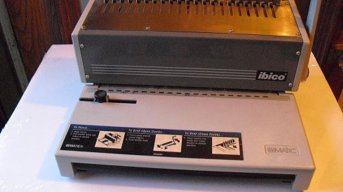 Ibico IBIMATIC Paper Comb Binding Punch Binder Machine
