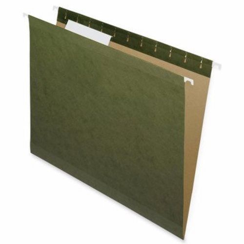 Nature Saver Hanging File Folders,Recycled,1/3 Cut,Letter,25/BX,Green (NAT08651)