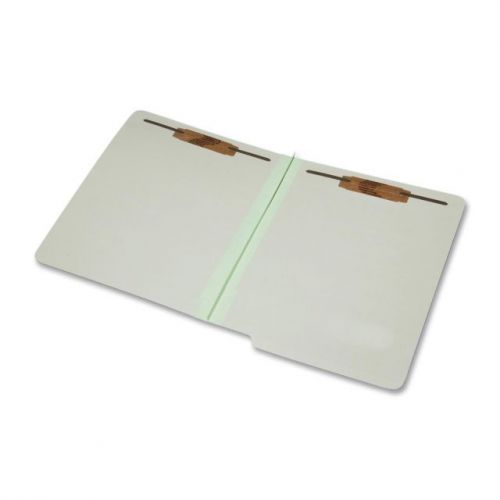 Skilcraft 2-part end tab classification folder - nsn5907108 light green for sale