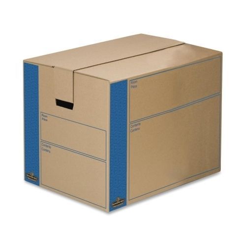 Fellowes 0062901 moving boxes large 18-1/4inx25inx19in 6/ct kraft for sale