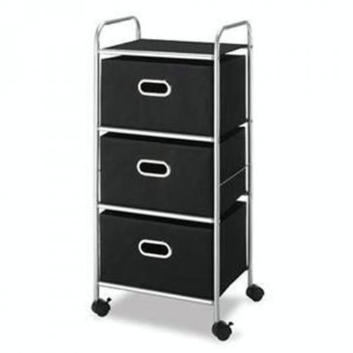 3 Drawer Chest Cart Storage &amp; Organization 6705-3871-BLK-BB