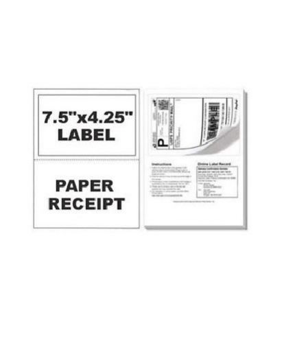 2000 ClickNShip High Quality PayPal Label Paper Receipt Inkjet Laser Printing