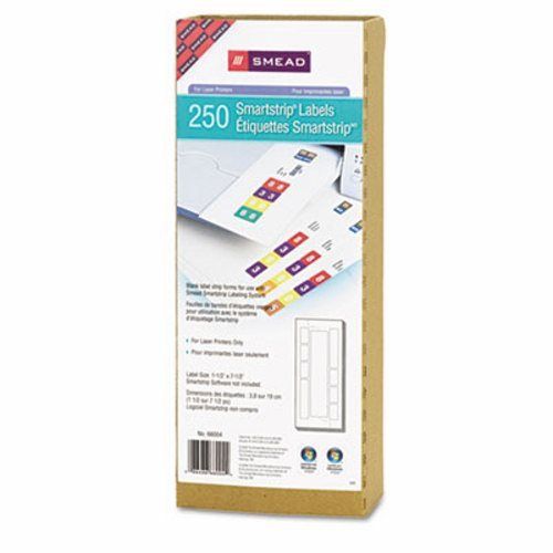 Smead Smartstrip Refill Label Kit, 250 Label Forms/Pack, Laser (SMD66004)