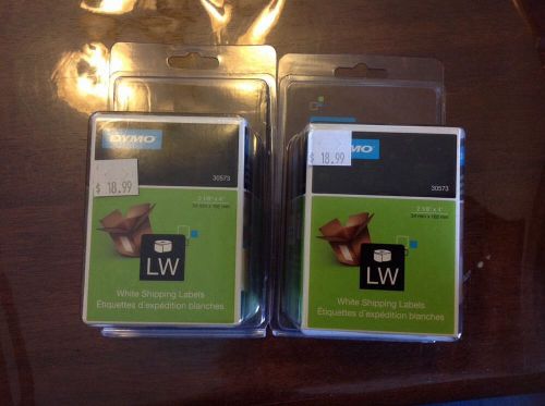 DYMO Labels 30573  TWO Packages LW NEW IN BOX