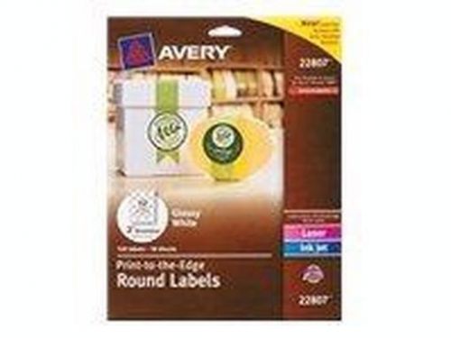 Avery Easy Peel Print-to-the-Edge - Permanent adhesive labels - glossy whi 22807