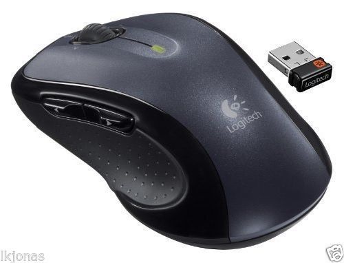 Logitech M510 Wireless Laser Mouse, Black (910-001822)