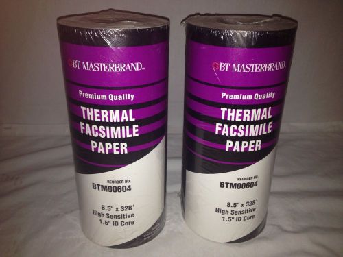 Thermal facsimile paper (2 roles) for sale