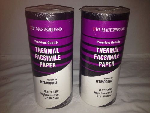 THERMAL FACSIMILE PAPER (2 ROLES)