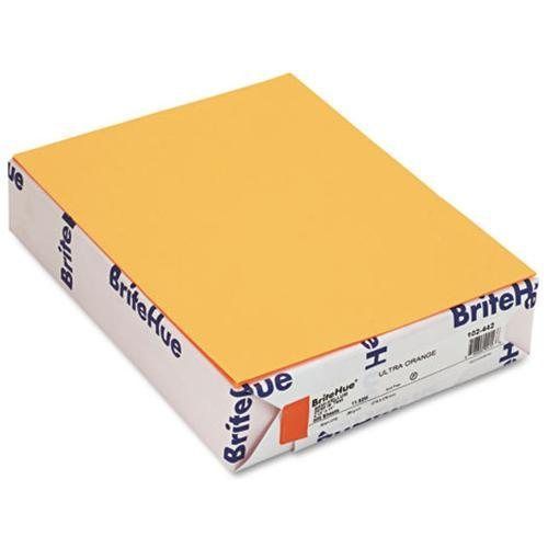 Mohawk BriteHue Multipurpose Colored Paper, 24lb, 8 1/2 x 11, Ultra Orange, 500/