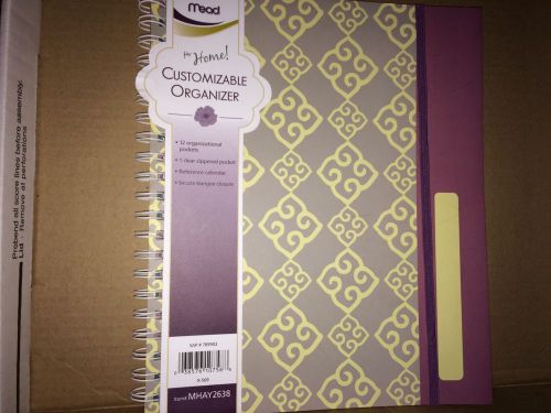 Mead for home customizable organizer, 9 3/16&#034; x 11 3/16&#034; (mhay2638) for sale