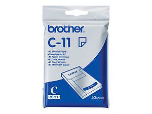BROTHER THERMAL PRINTER PAPER A7 WHITE C11