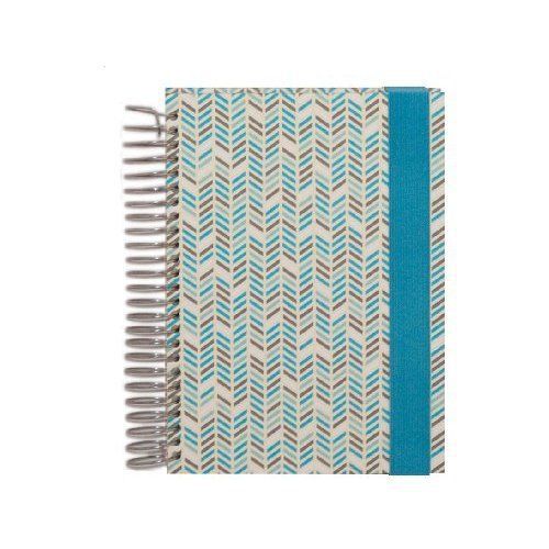 Semikolon A5 Mucho Spiral Notebook with Lined, Graph and Blank Pages, Turquoise