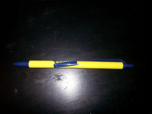 5 Blockbuster pens Blue ink