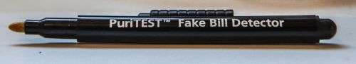 Puritest bill marker to detect counterfeit money cash fake domestic foreign note for sale