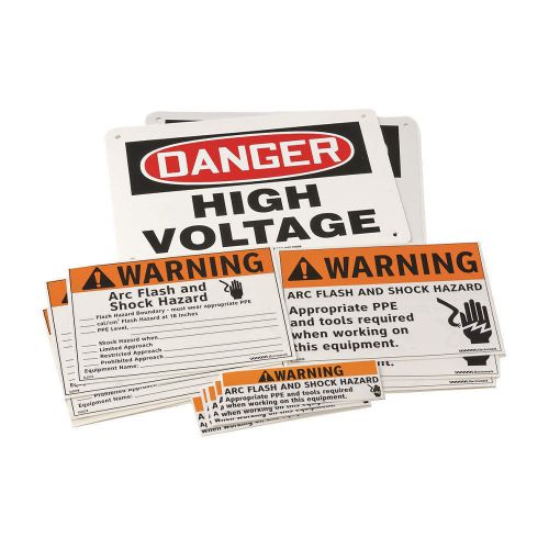 Danger Sign, 7 x 10In, R and BK/WHT, HV, ENG MELC113VS