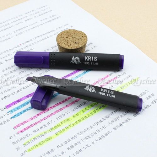 KPOP EXO Symbol KRIS Birthday Fluorescent Highlighter Marker Pen Stationery 1pc