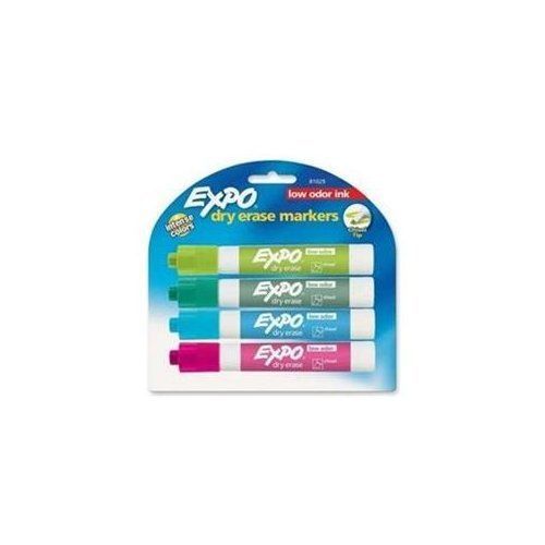 Expo Low-odor Dry Erase Marker - Chisel Marker Point Style - Aqua, (san81029)
