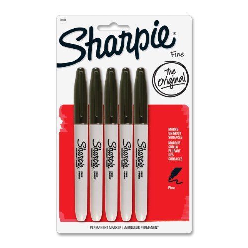 Sharpie Fine Point Permanent Marker - Fine Marker Point Type - Black (30665pp)