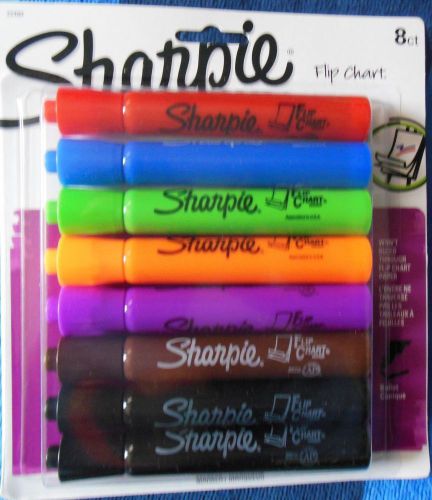 Sharpie Flip Chart Markers 8 Color presentation boards office or classroom 22480